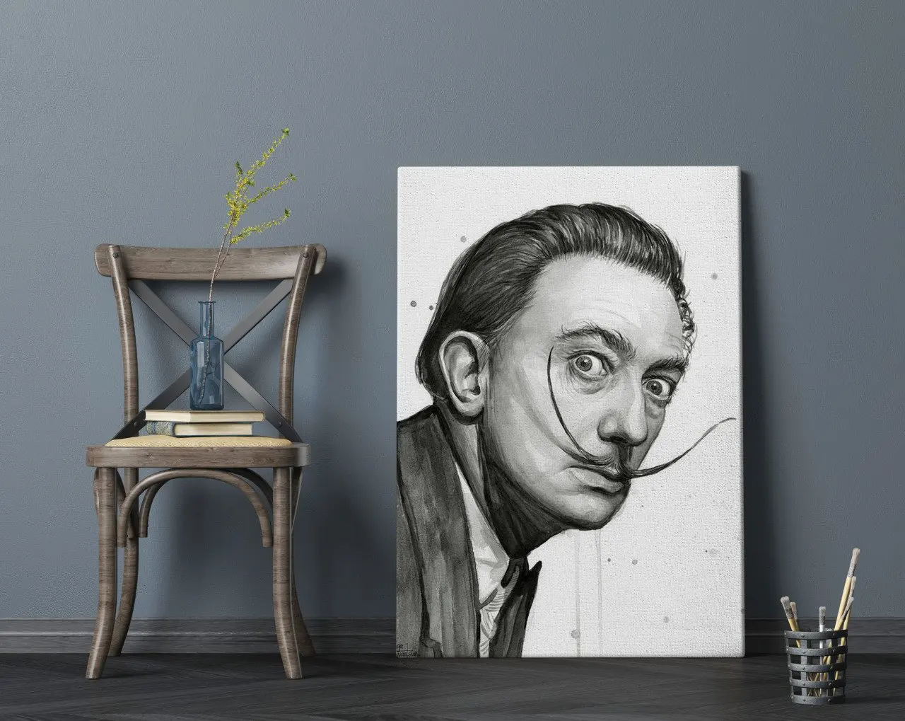 

Холщовый стол BK Home Сальвадор Дали 70x100 см-1