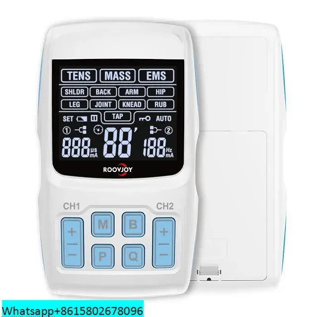 ROOVJOY десантный блок + tens массажер EMS 3 в 1 комбинированный 36 режимов 2-канальный