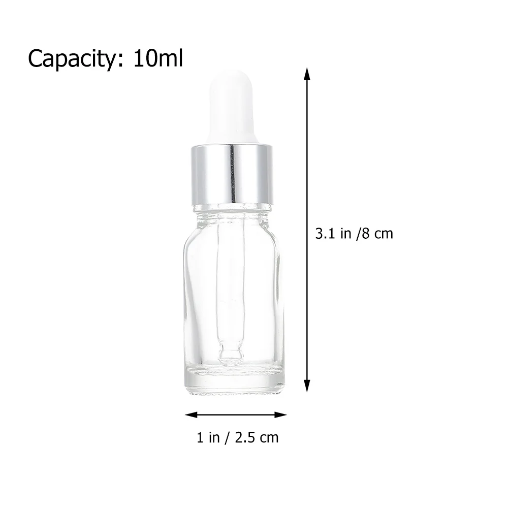 

Glass Essential Oil Bottle Delicate Dropper Bottles Household Small Exquisite Convenient