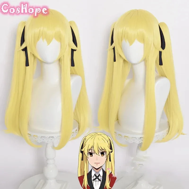 Фото e,4;v'6\k/Mary 65cm Meari Saotome With Double Ponytails Light Yellow Wig Cosplay Heat Resistant5;g'8.n/3 №1