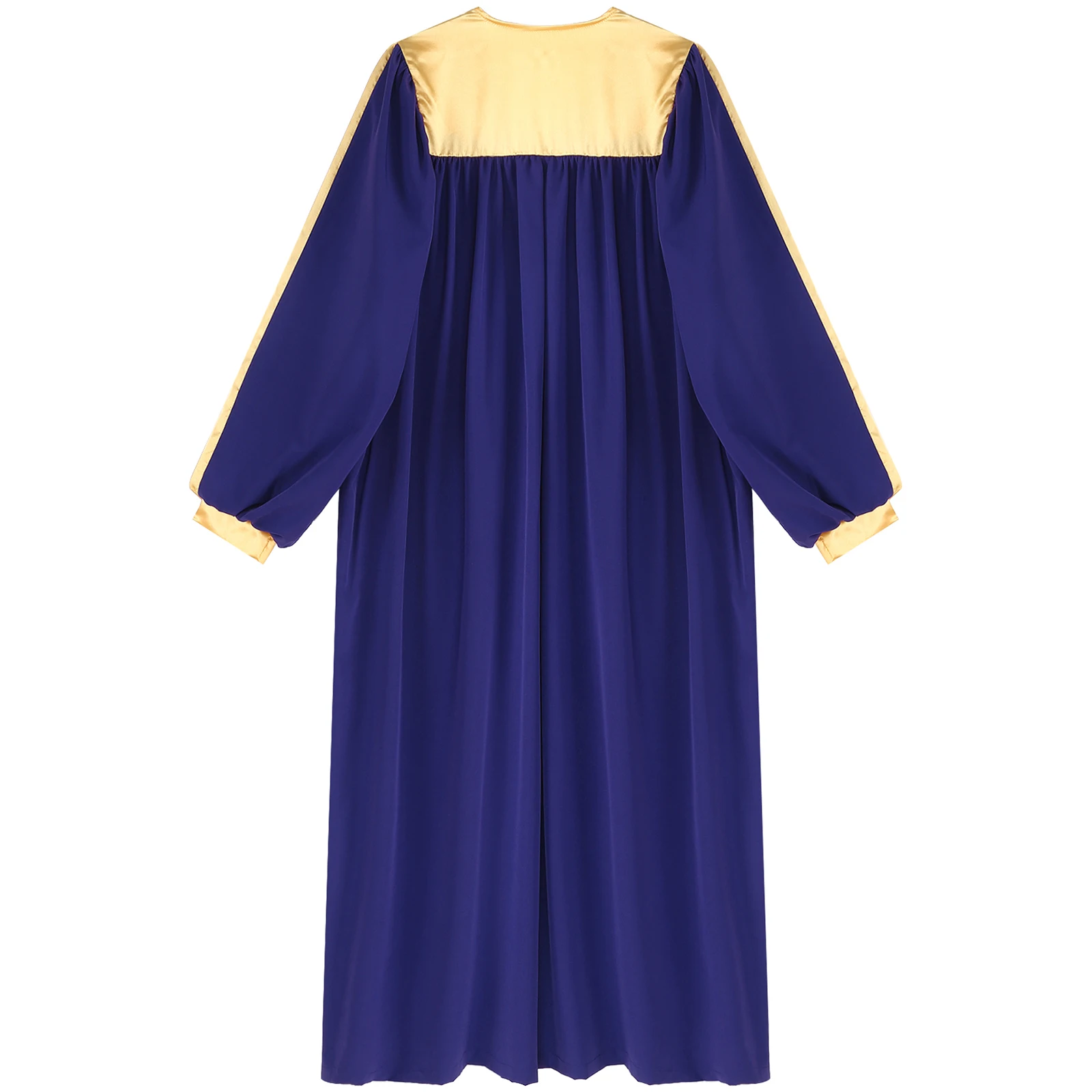 Женский и мужской халат для церковного хора платье на молнии с длинными рукавами