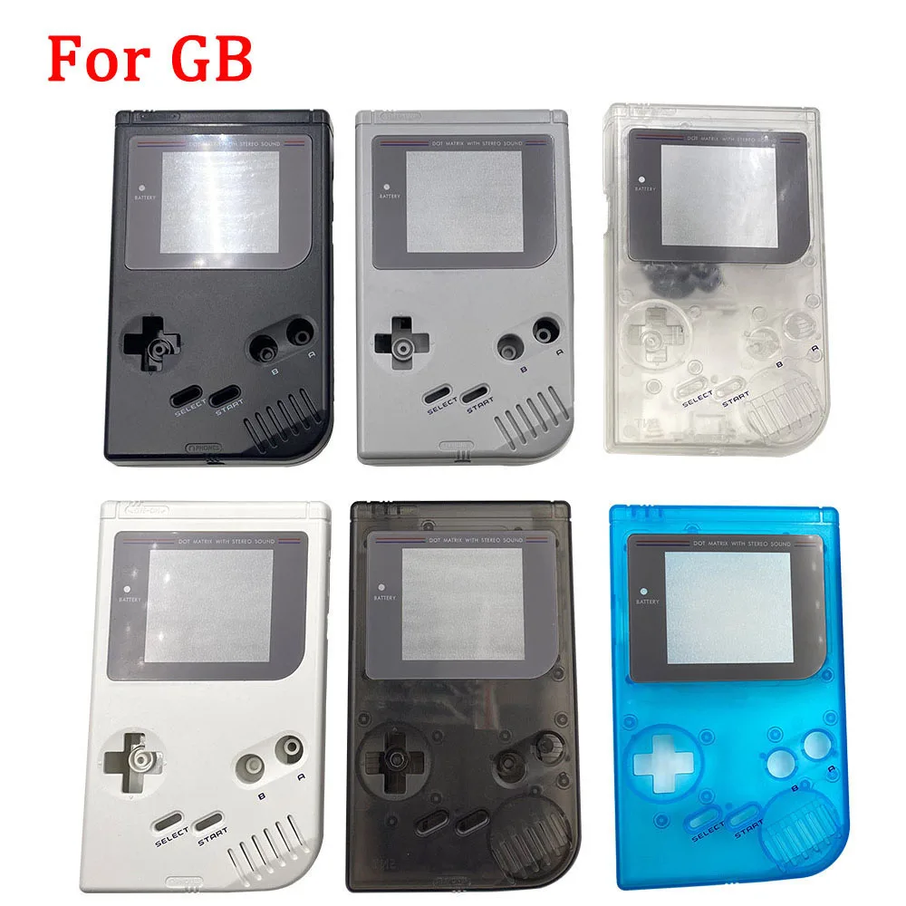 High Quality New Shell Case For Gameboy GB DMG Classic Game Console Shell for Gameboy GB With Buttons and Conductive pads