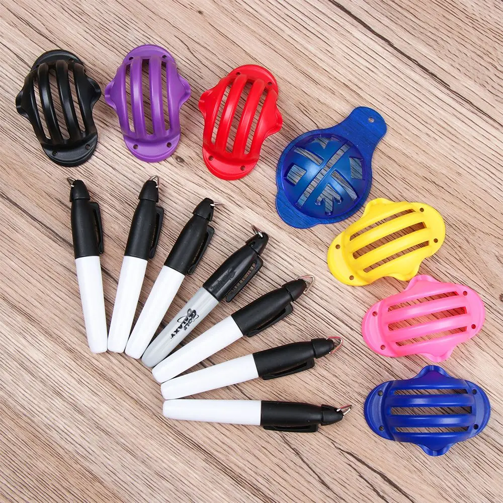 

Styles Outdoor Sport Tool for Golfer Gift Putting Positioning Aids Liner Clip Golf Ball Pen Marks Tool Liner Marker Pen