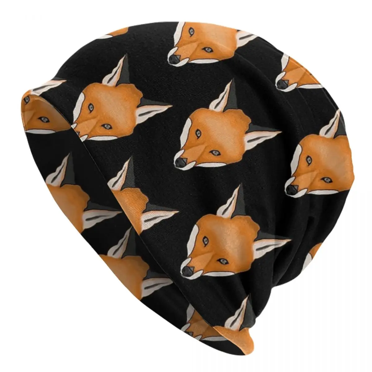 

Шапка-бини вязаная унисекс, осенне-зимняя