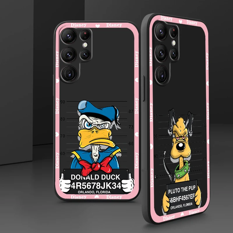 

Donald Duck Dog Disney Cool Phone Case For Samsung Galaxy S22 S21 S20 FE S10 Note 20 Plus Lite Ultra 5G Armour Liquid Rope Cover