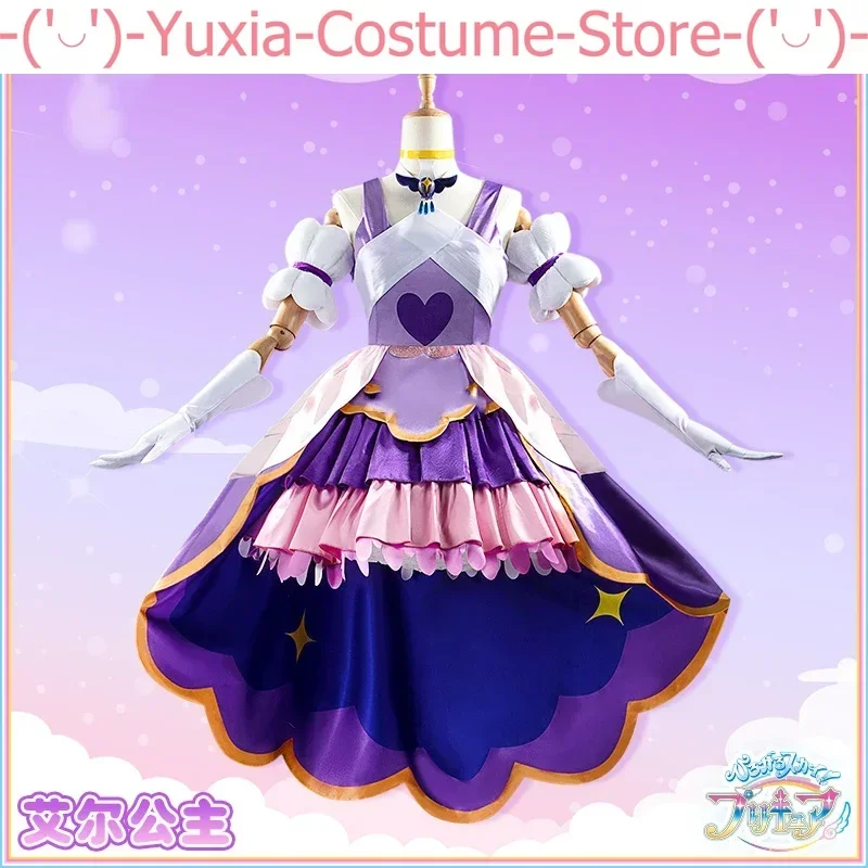 Аниме хирогару Скай! Pretty Cure Ellee Элегантный женский костюм для косплея костюмы