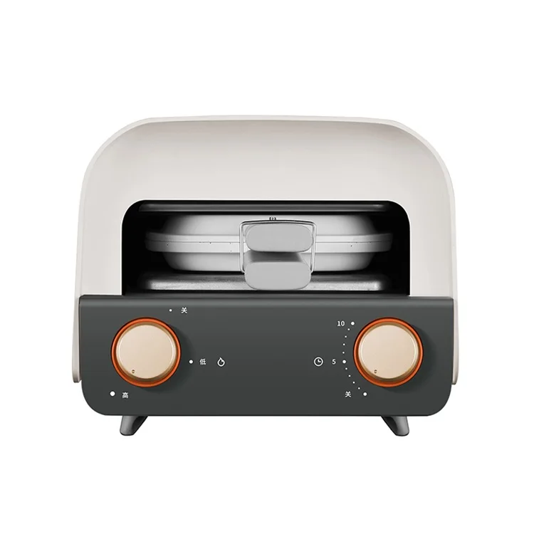 

Breakfast maker machine Waffle Sandwich cooker Retro Italian Oven Design 600W Non-stick multifunctional breakfast machine