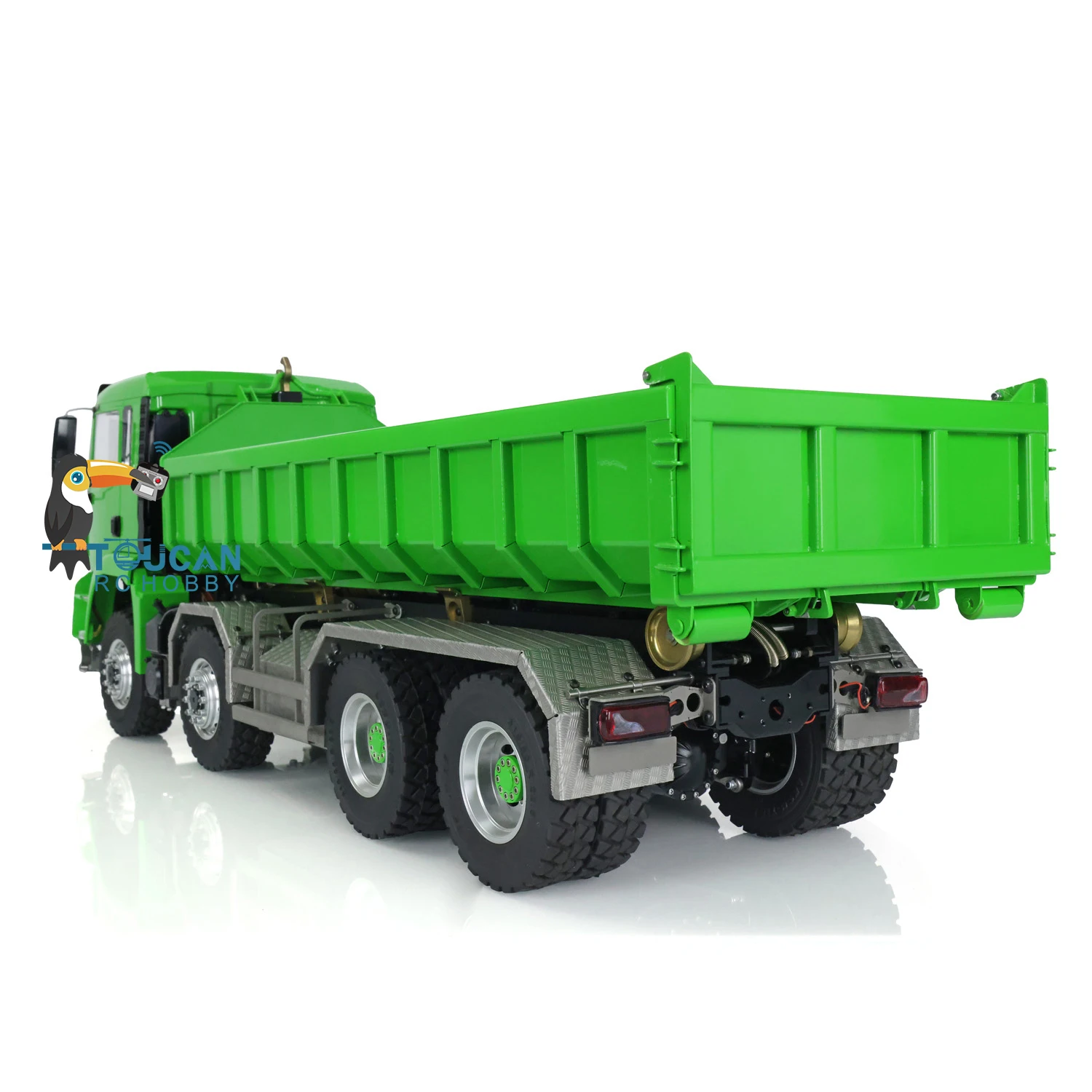 LESU 1/14 гидравлический цилиндр MAN Car TGS 8*8 RC самосвал со звуком Металлическое шасси