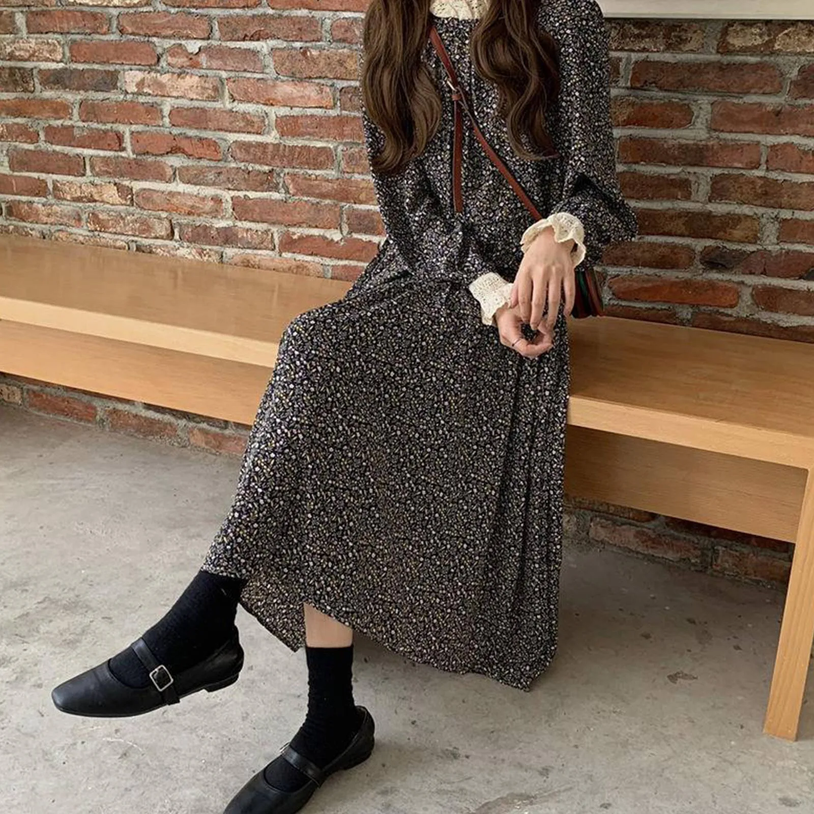 Женское модное платье со звездным небом женское повседневное из телячьей кожи с