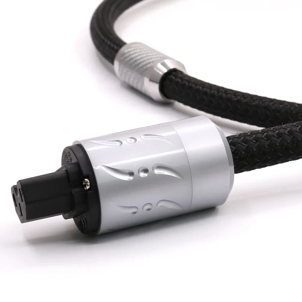 Мультиплексный медный аудиофильский шнур питания Viborg кабель Powerflux с вилкой из
