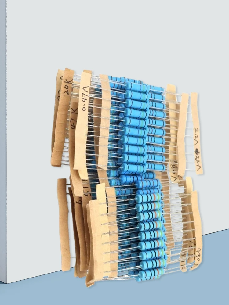 1300 шт. комплект металлопленочных резисторов 1R-3M набор сопротивления Ом в