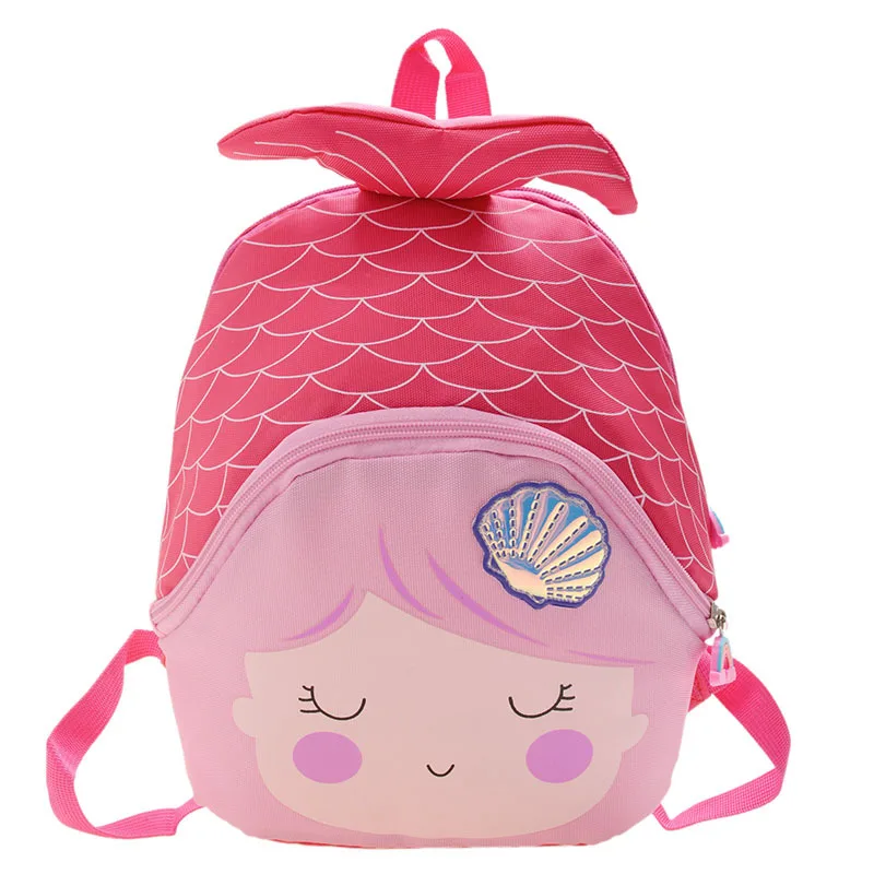 

Kawaii Mermaid Shell Children Cartoon Backpack Purse Kindergarten Girls Little Bags Baby Bag Gift