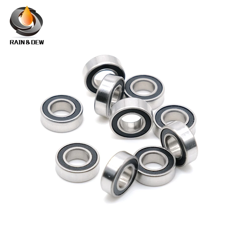 

MR126RS Bearing 10PCS 6x12x4 mm ABEC-7 Hobby Electric RC Car Truck MR126 RS 2RS Ball Bearings MR126-2RS Black Sealed