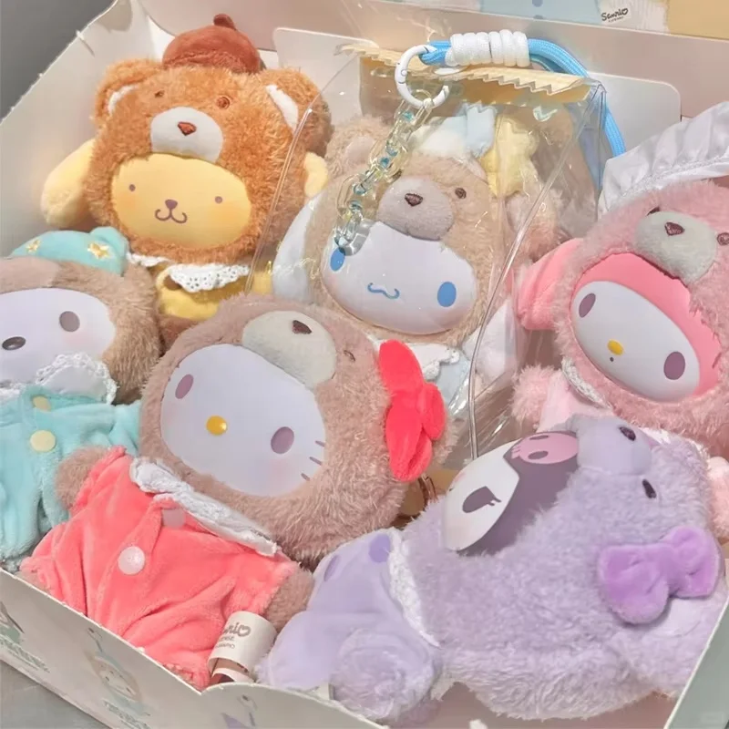 Sanrio Pochacco Kuromi Melody Cinnamoroll Latte виниловая глухая коробка аниме фигурка сумка-сюрприз
