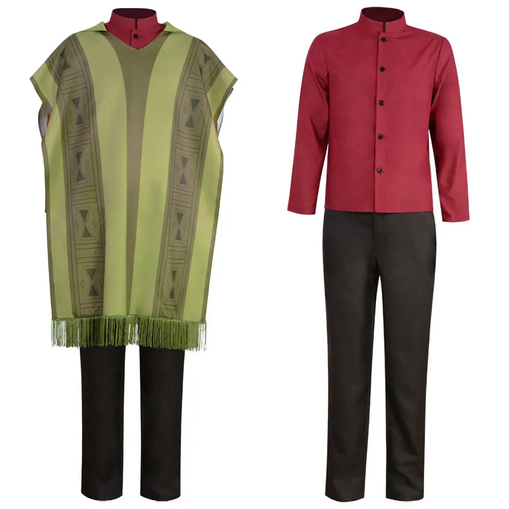 Костюм для косплея Энканто Бруно детей и взрослых одежда хэллоуивечерние |