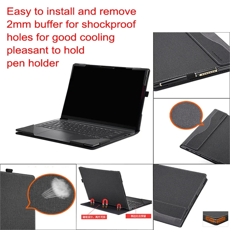Фото Чехол для ноутбука Lenovo Yoga 6 13ALC7 13ABR8, съемный чехол-сумка для ультрабука №2