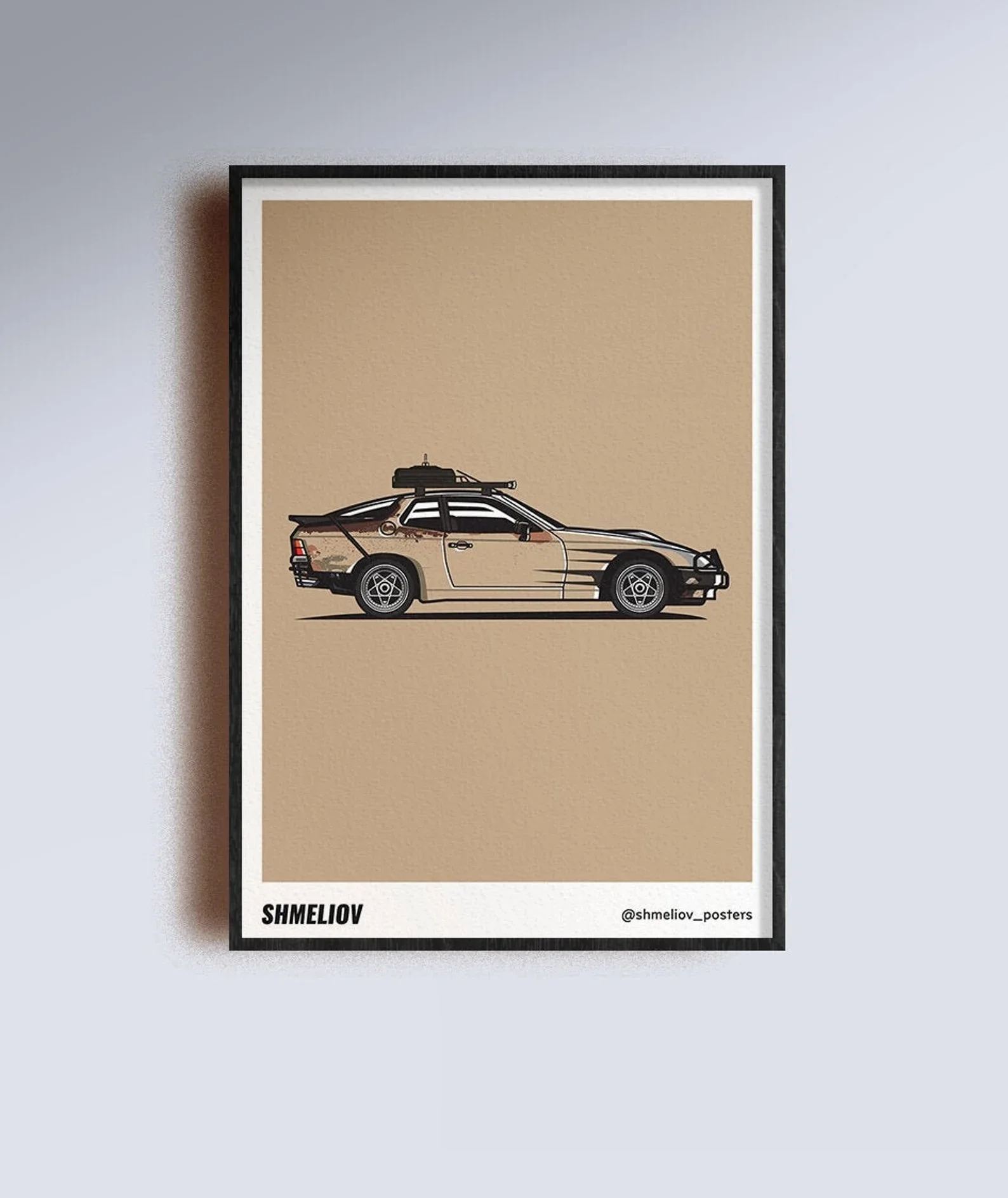 Скандинавский боковой постер автомобиля эстетика GTR 911 настенное художественное