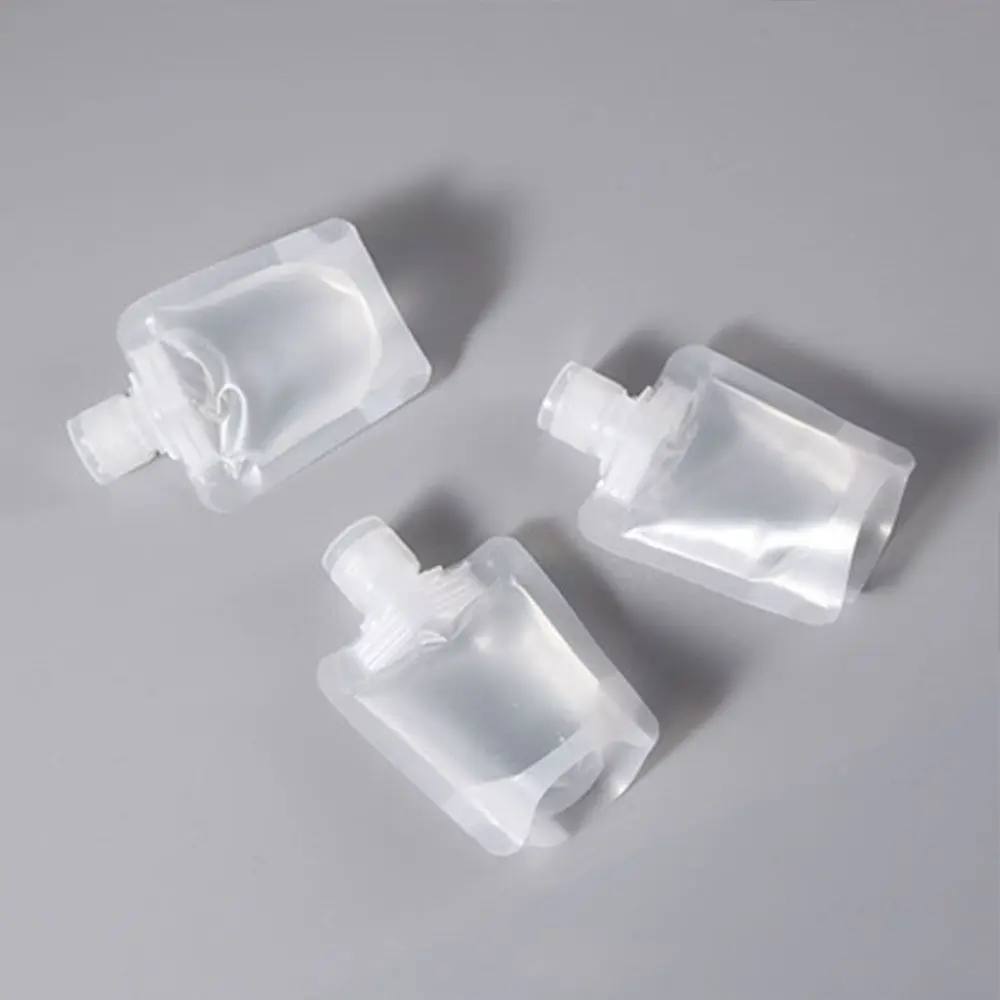 

Ones Spout Pouch Plastic Transparent Clamshell Packaging Refillable Bottles Makeup Packing Bag Subpack The Liquid