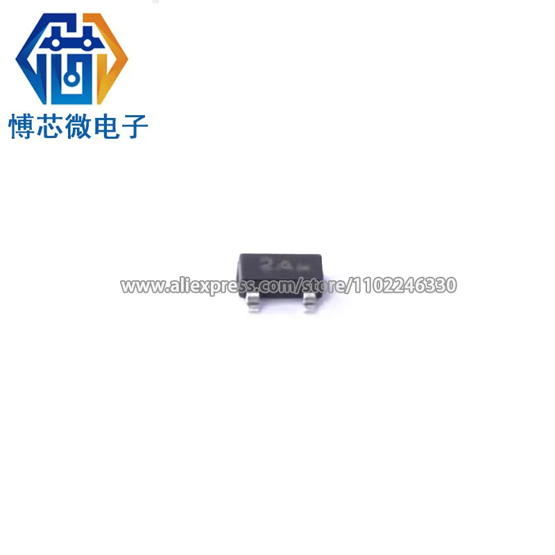 100 шт., Триод MMBT3906 3906 SMD SOT-23 (BJT)