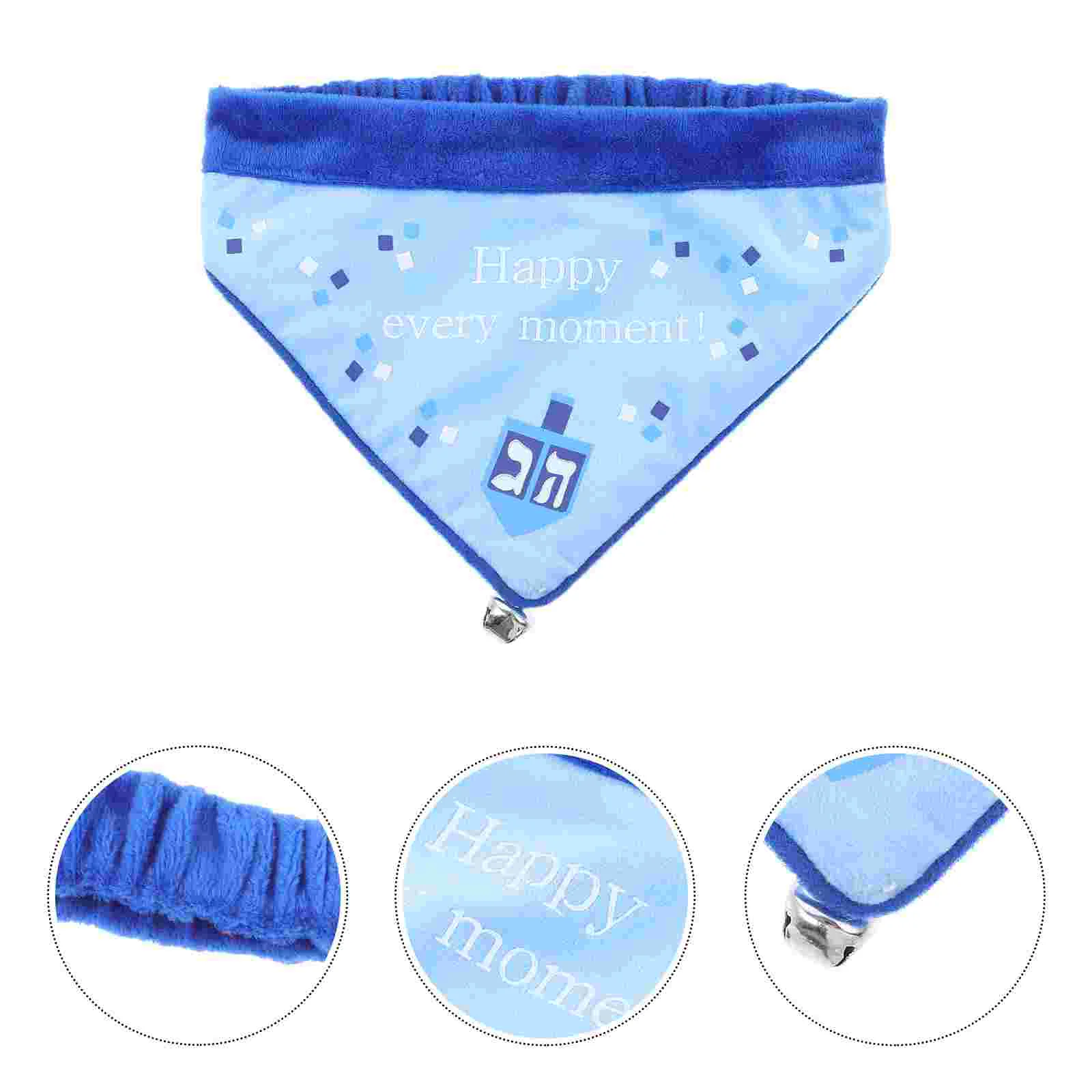 

Puppy Bandana Pet Triangle Towel Supplies Washable Cat Bib Dog Saliva Scarf Metal Adorable