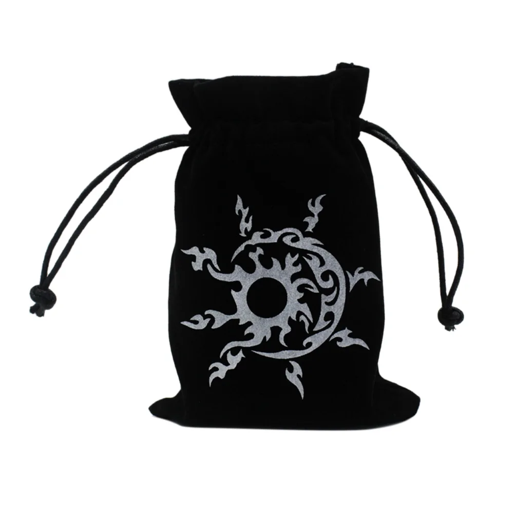 

Velvet Pentagram Tarot Storage Bag Storage Package Bag Divination Drawstring Package Party Christmas Gift Pouch