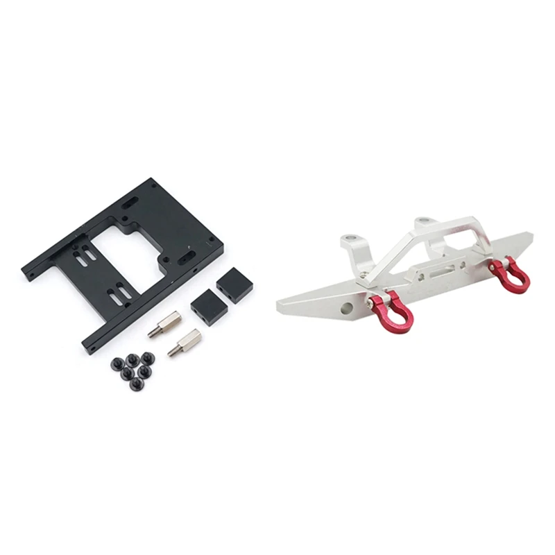 

1 Set Upgrade Steering Servo Fixed Mount Bracket & 1 Pcs Metal Front Bumper