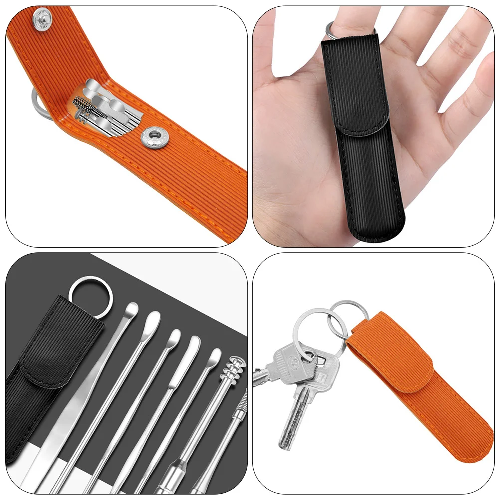 

Ear Pick Suit Picks Home Stainless Steel Spoon Cleaning Earwax Picker Tools Removal Supplies Kit