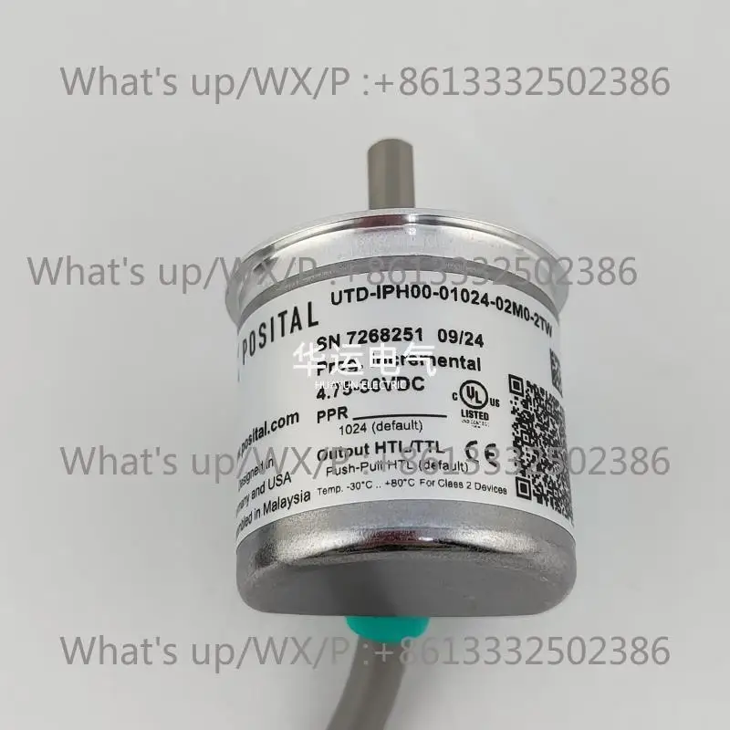 Фото Инкрементальный энкодер POSITAL UTD-IPH00-05000-02M0-2TWHY, оригинальный, импортный, абсолютно новый №2