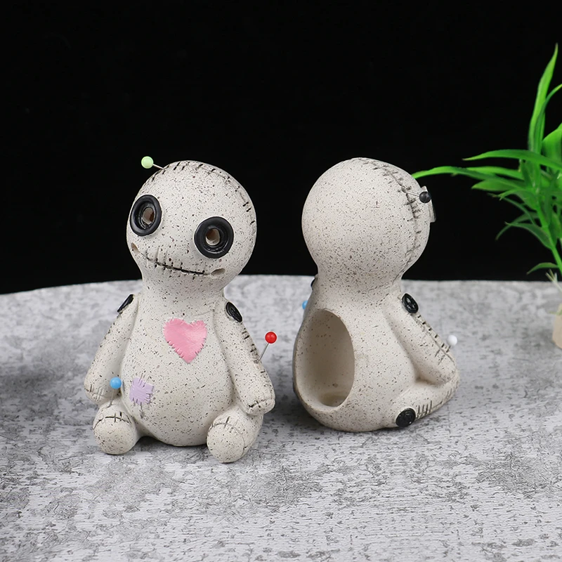 

Кукла Voodoo, горелка для благовоний, настольный полимерный орнамент, украшения ручной работы для карфа, декоративный реквизит, украшение для ...