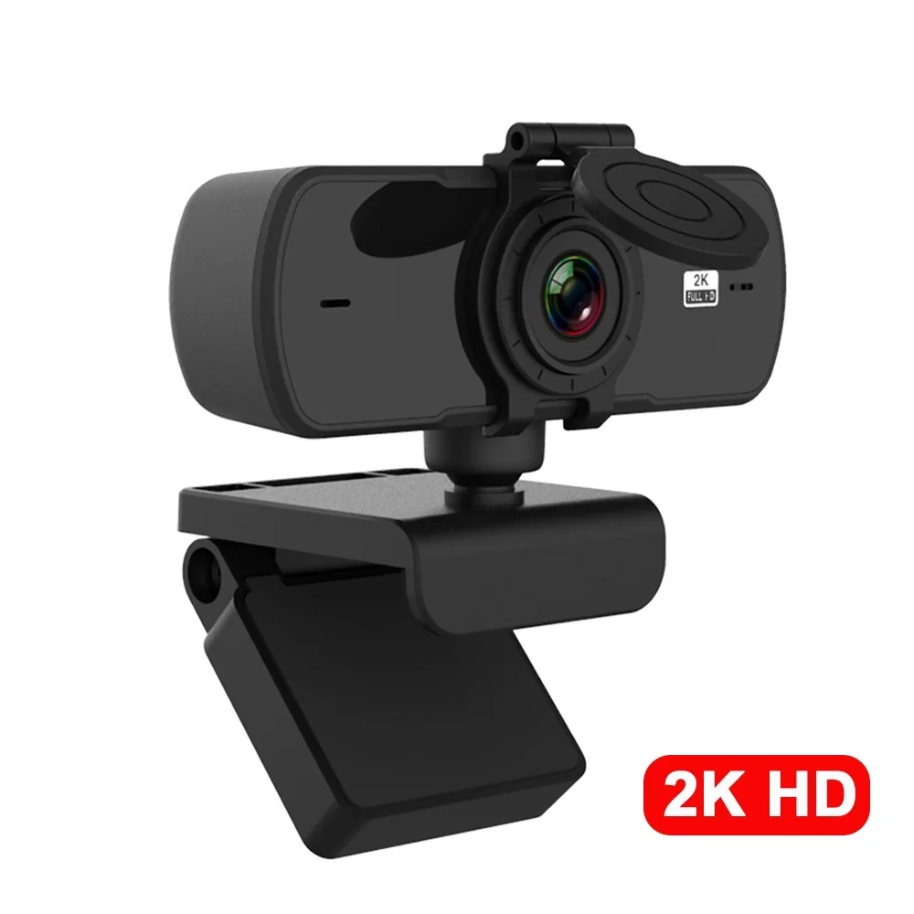 

2022 Webcam 2K Full HD 1080P Web Camera Autofocus With Microphone USB Web Cam For PC Computer Mac Laptop Desktop YouTube
