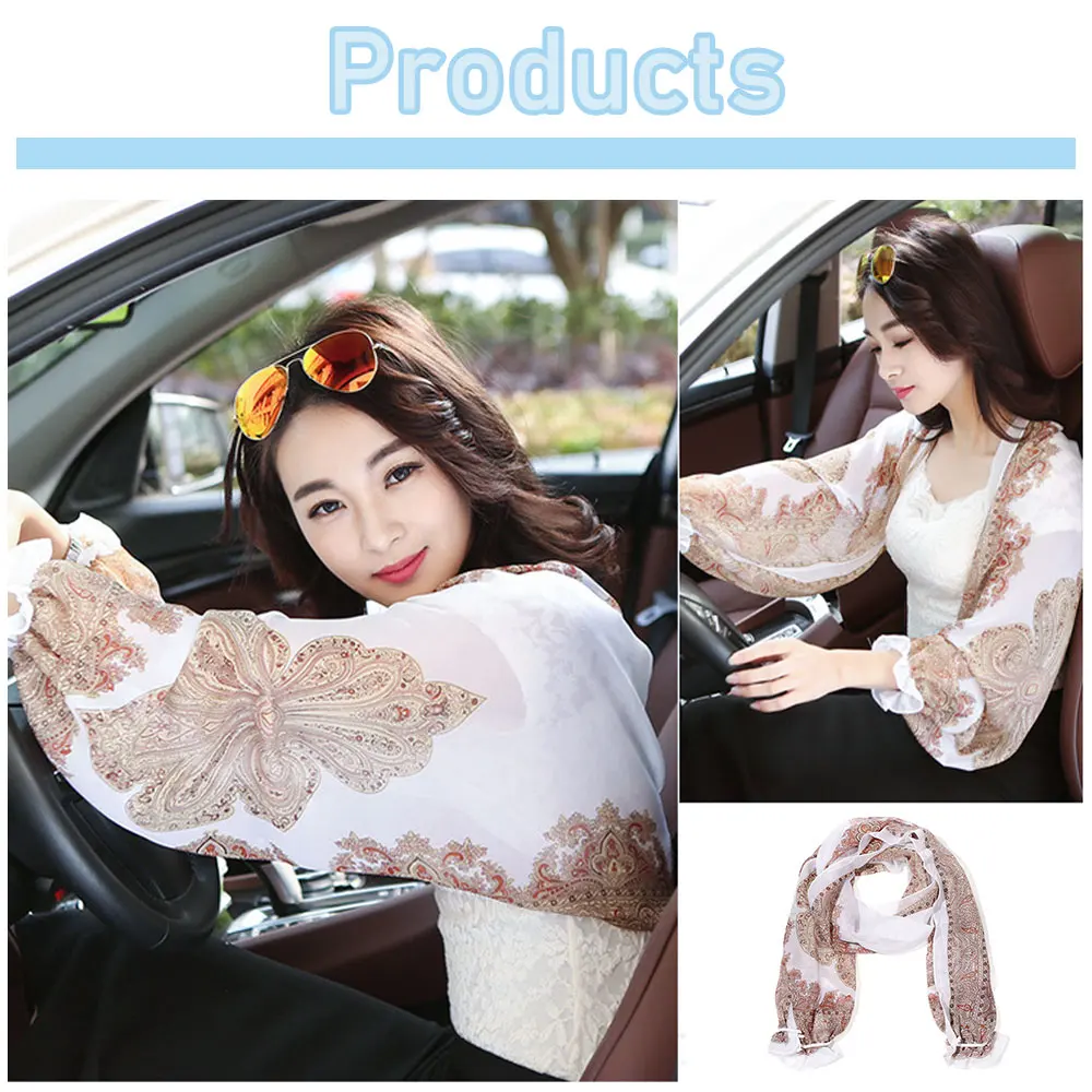 

Women Sport Drive Cycling Sun Protection Clothing Anti-UV Arm Protector Shawl