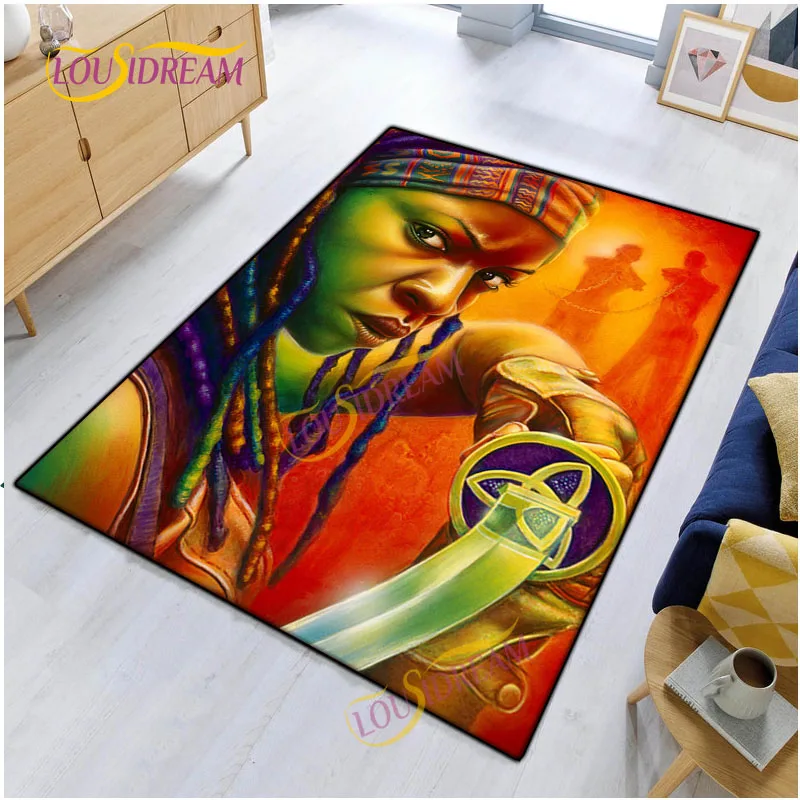 

Коврик для Хэллоуина из серии «Ходячие мертвецы» масляного цвета, ковер для гостиной, большой ванной комнаты, кухни, противоскользящий кове...