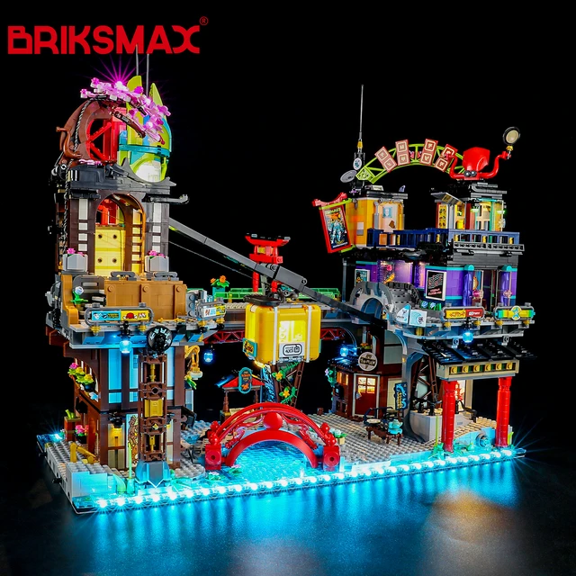 BRIKSMAX LED Lighting Kit for Architecture Las Vegas-Compatible with Lego 21047 Building Blocks Model- Not Include The Lego Set