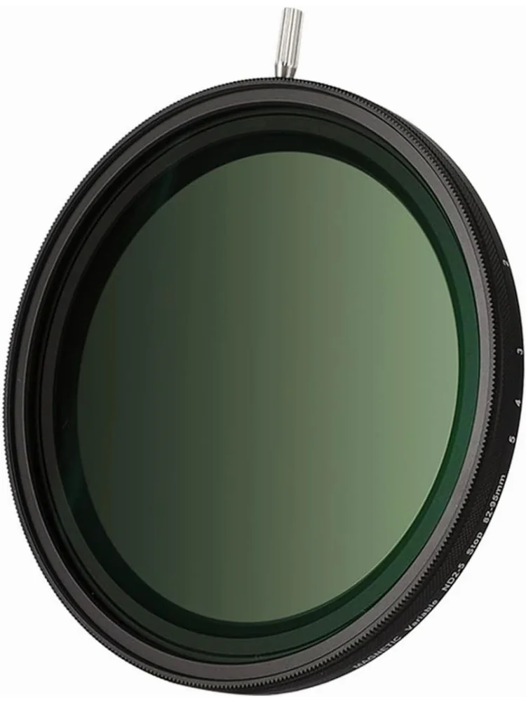 Фото Магнитный переменный нейтрально-серый фильтр Kase 77 мм KW ND3-ND32 (1,5-5 ступеней) |   с магнитным адаптерным кольцом, регулируемым нейтральным светофильтром №3