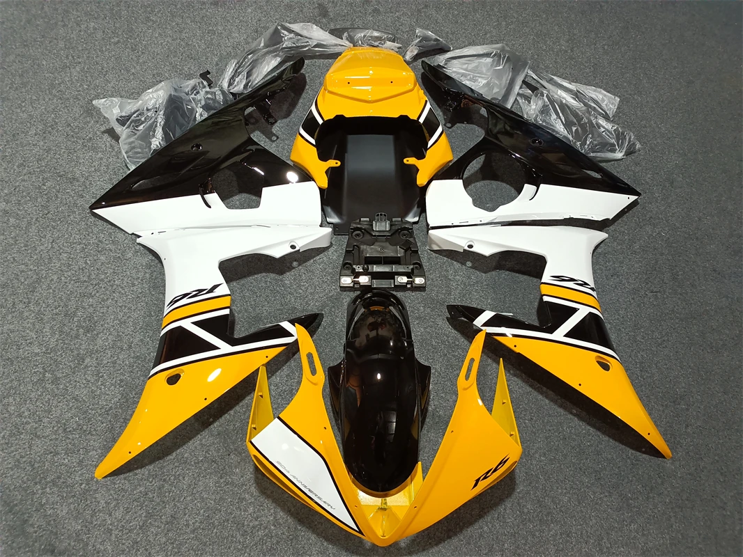 

Высококачественный комплект обтекателей для кузова YAMAHA R6 2003 2004 2005 матовый черный подходит для YZF R6 Обтекатели 03 04 05