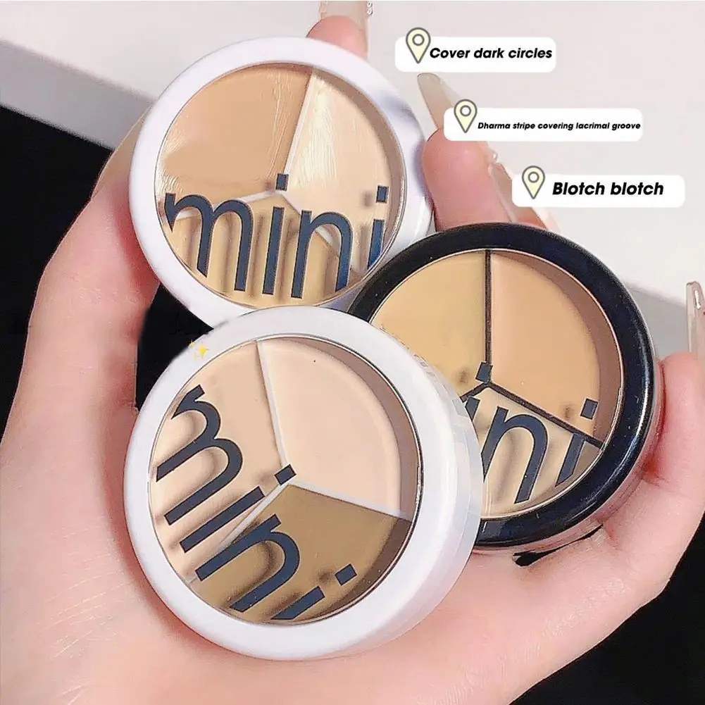

4-Color Concealer Palette Face Contouring Brightening Waterproof Circles Lastin Acne Makeup B1E5 Moisturize Dark Cover Conc C9L6