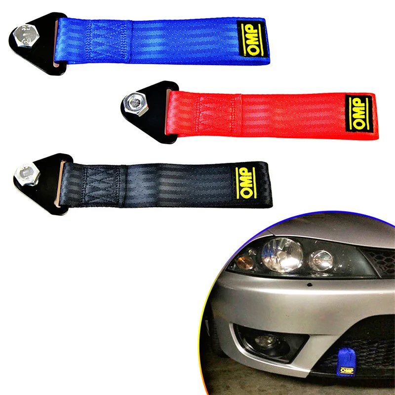

High-Strength Nylon Tow Strap Universal Car Racing Tow Ropes Auto Trailer Ropes Auto Trailer Ropes Bumper Trailer Towing Strap