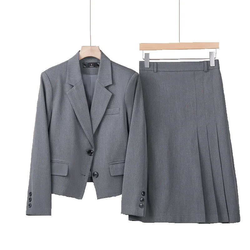 Женский комплект из двух предметов винтажный твидовый однобортный пиджак