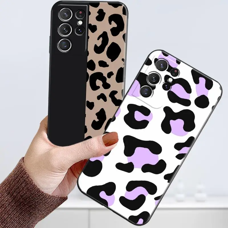 

Style Leopard Print Phone Case For Samsung S8 Plus S9 S20 Ultra Plus S8 S22 S10 LiteS10 5G Lite FE S21 S10E Jgwh Fundas 2021