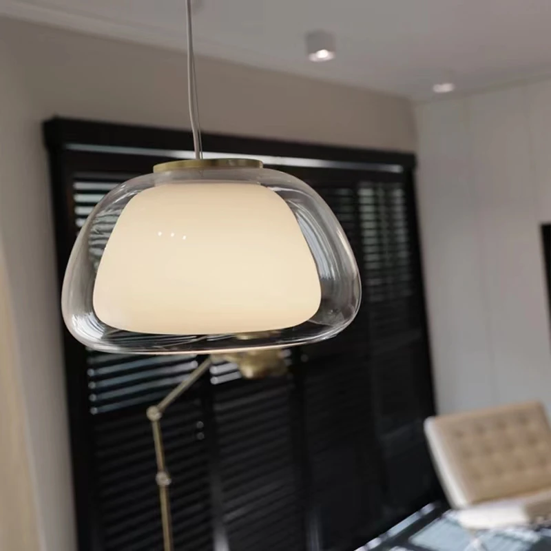 

Creative Jelly Glass Chandelier, Nordic Modern Luxury Simple Living Room, Dining Room Bar Bedroom Lamp, Interior Decorative Lamp