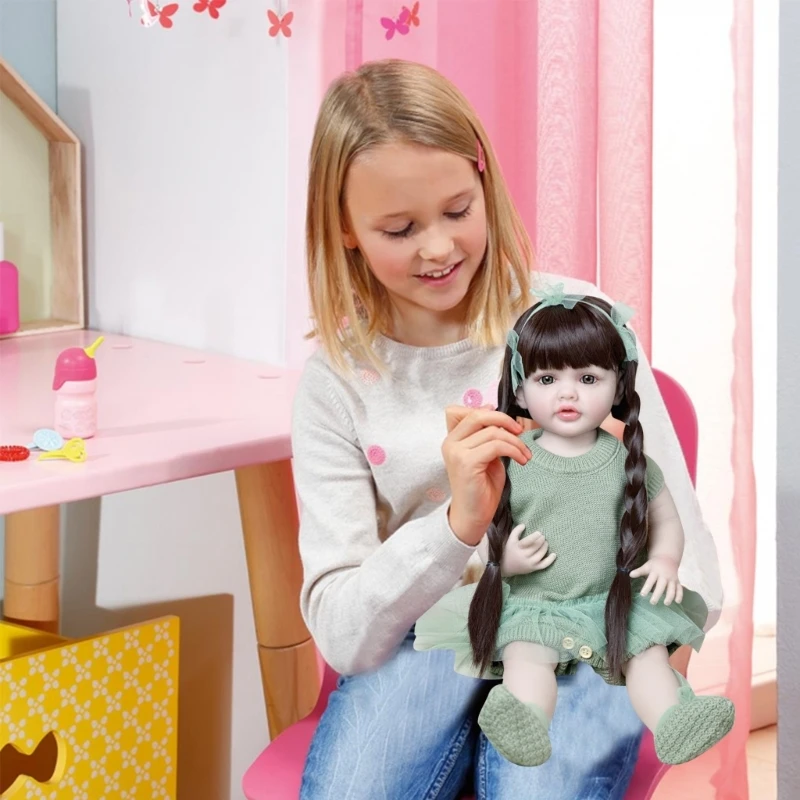 For Nursery Room Role Braided Hair Dolls