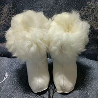 warm sheepskin socks leather and fur thick warm handmade stockings same style for men and women