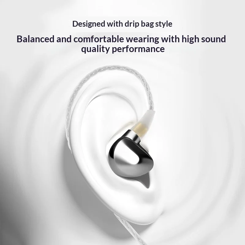 Фото Наушники Questyle ZEN In-Ear HiFi с проводным подключением, динамической балансной арматурой и диафрагмой из композитного волокна, интерфейс 3,5 мм, аудиофильские наушники №4