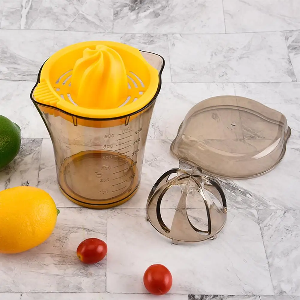 

Kitchen Mini Juicer Lemon Squeeze Tool Portable Manual Non-Slip Juicing Cup Squeezer With Funnel Home Manual Juicer