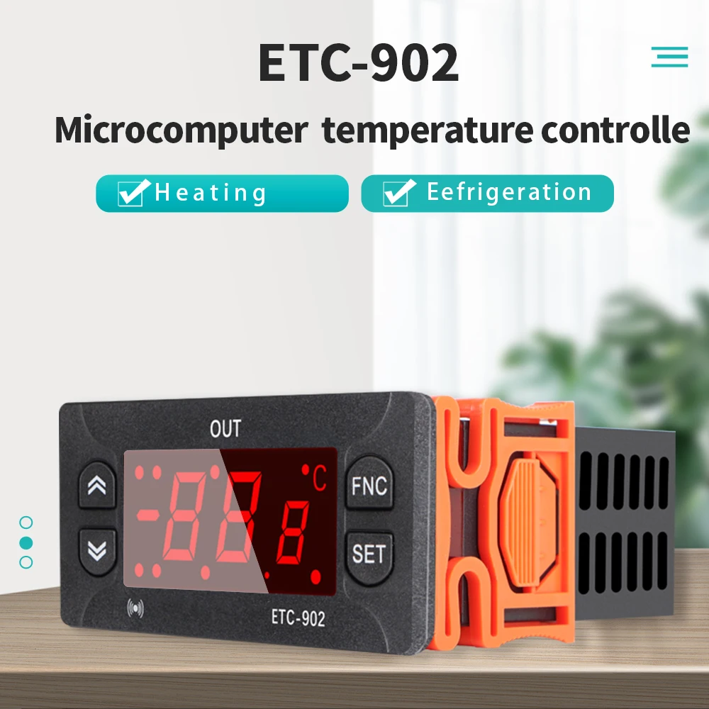 

Digital Temperature Controller Thermostat Thermoregulator incubator Relay LED 16A Heating Cooling 12V 24V AC 110V-220V