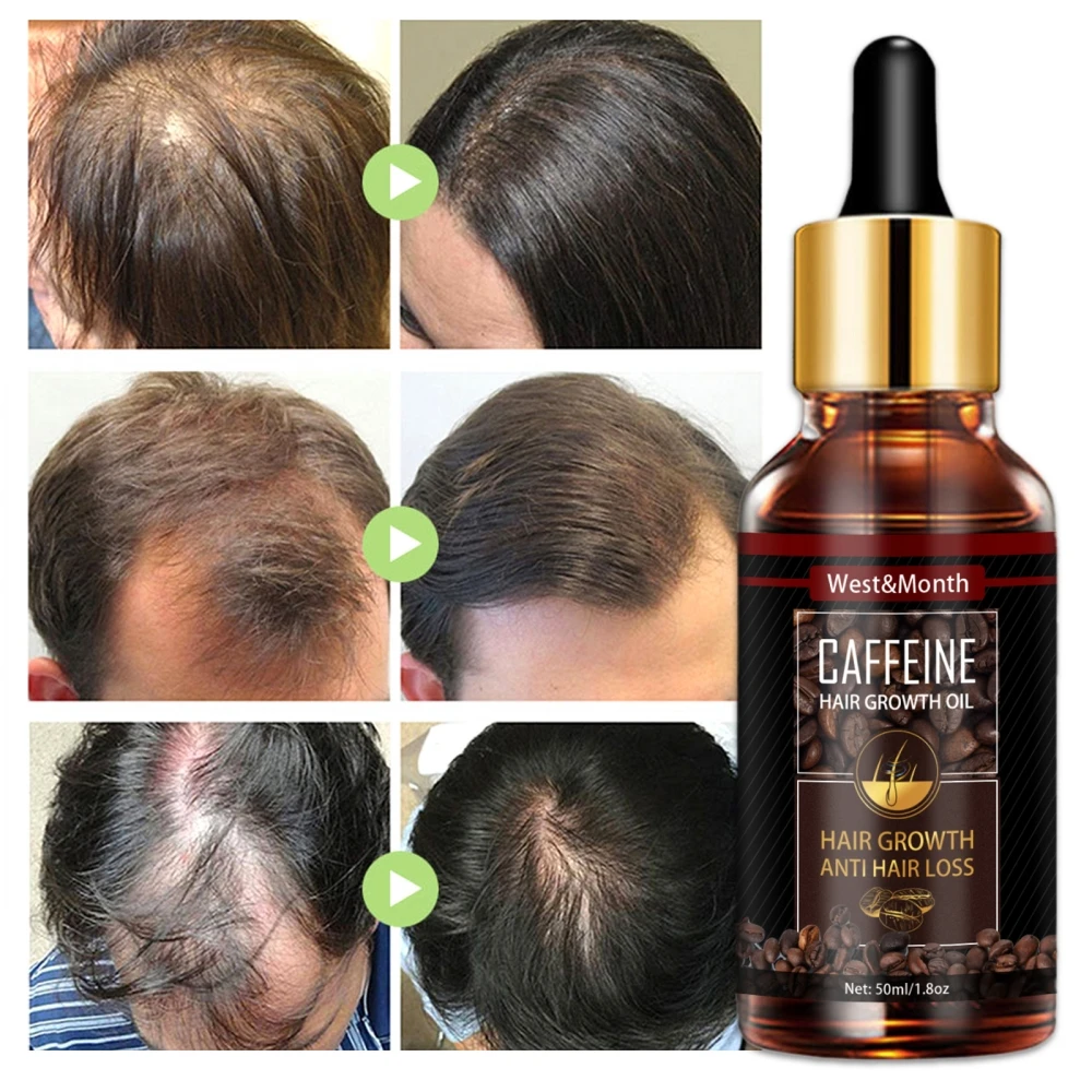 

50ml Caffeine Hair Growth Essential Oils Fast Growth Anti Hair Loss Baldness Nourishing Scalp Repair Damaged Hair Serum