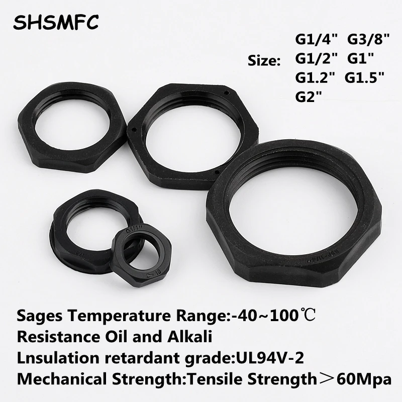 

Соединитель для садовой воды SHSMFC G1/4"-G2 черный нейлон 5-20 шт