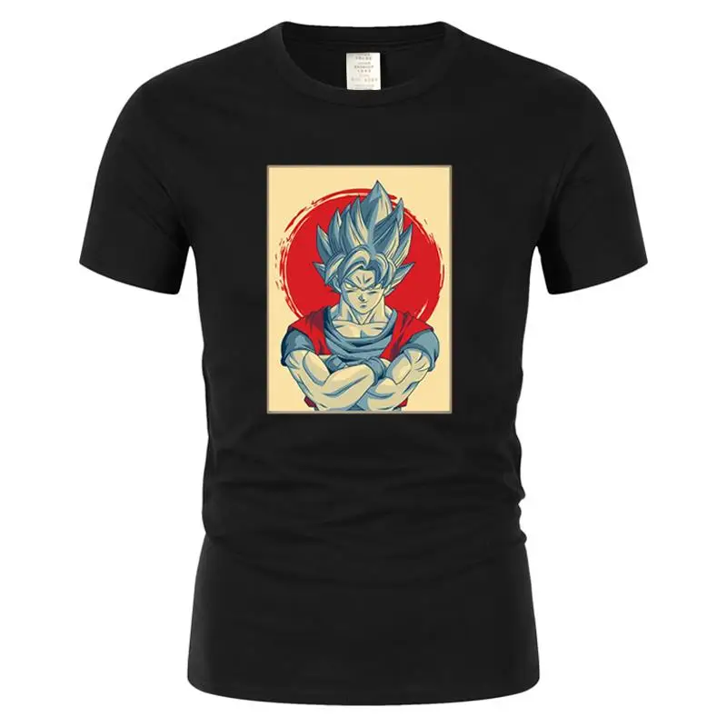 

Summer New Breathable T Shirt Simplicity Fashion Clothing O-Neck Cotton Tops Japan Fashion Anime Cartoons Print Man T-Shirt