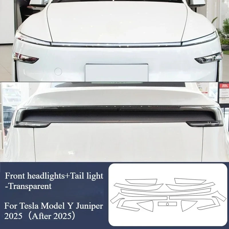 

Для Tesla Model Y Juniper 2025 Защитная пленка для центрального управления от царапин, наклейка на панель центральной консоли, прозрачные пленки из ТПУ