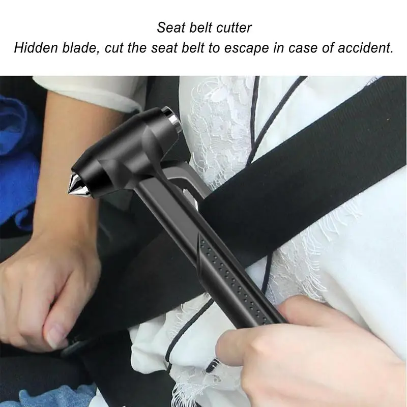 Автомобильный молоток безопасности с резаком для ремня противоскользящая